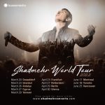Shadmehr Aghili Instagram - www.shadmehrconcerts.com لحظه شمارى ميكنم ديدار با شما رو. دوستتون دارم ❤️ @shadmehrofficialfanpage @minimal_graphic