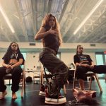Shakira Instagram – Hard at work. Prepping for album release!