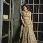 Shama Sikander Instagram - In the mirror of your grace, I find myself, a mere reflection, Lost in the allure of your being, A servant to the beauty you possess, beyond expression. . Outfit - @niveditasaboocouture . . #stylish #traditional #shamasikander