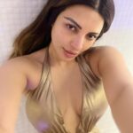 Shama Sikander Instagram - Feeling Salty in a Salt Cave…!! . . . #saltcave ##FierceAndFearless #shamasikander