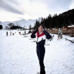 Shama Sikander Instagram - The dance of the fire 🔥 on ice 🧊 . . . #holidayvibes #geneva #shamasikander Courchevel, France