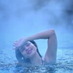 Shama Sikander Instagram – In Bliss😇….. DND!!! 
.
.
.
#hotspring #pool #outdoorpool #heatedpool #shamasikander