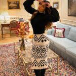 Shama Sikander Instagram - Cozying up in style in my penthouse at @beaurivagegeneve this holiday season with a good read and a great outfit! Thank you for the most amazing swiss hospitality @myswitzerland . . . #outfits #holdidayvibes #shamasikander Beau-Rivage Genève