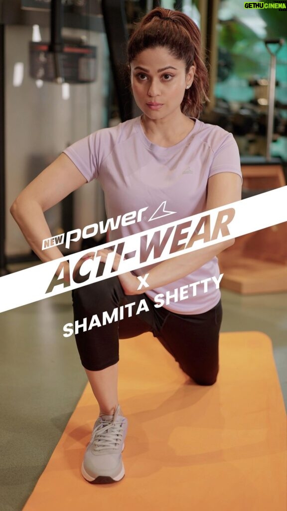 Shamita Shetty Instagram - Pushing beyond your limits is all part of growing. ☀️🌱 And that’s why I demand the best from my activewear so that I can stay comfortable while pushing myself to the next level. 💪 Power Acti-wear is ready to move with me, no matter the situation. It comes with Qik-dry fabric and Acti-vent technology to keep you cool and comfortable through the toughest of workouts. Level up with Power Acti-wear! @bata.india #bata #bataindia #power #powerapparel #poweractiwear