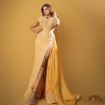 Shamita Shetty Instagram - In a world full of trends I wanto remain a classic !❤️ Outfit @mambocouture Designer @maherghalayiniprivate Jewellery @azotiique Stylist @stylebysaachivj Photographer @kakali_das_photography #shoot #style #glam #love #gratitude #ootn #glam