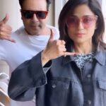 Shamita Shetty Instagram – Riding high on the trend train! All aboard for some fun and creativity! 🤓
This one I tell u! 😅🤣 @krushna30 

#reels #trending #funnyvideos #lol