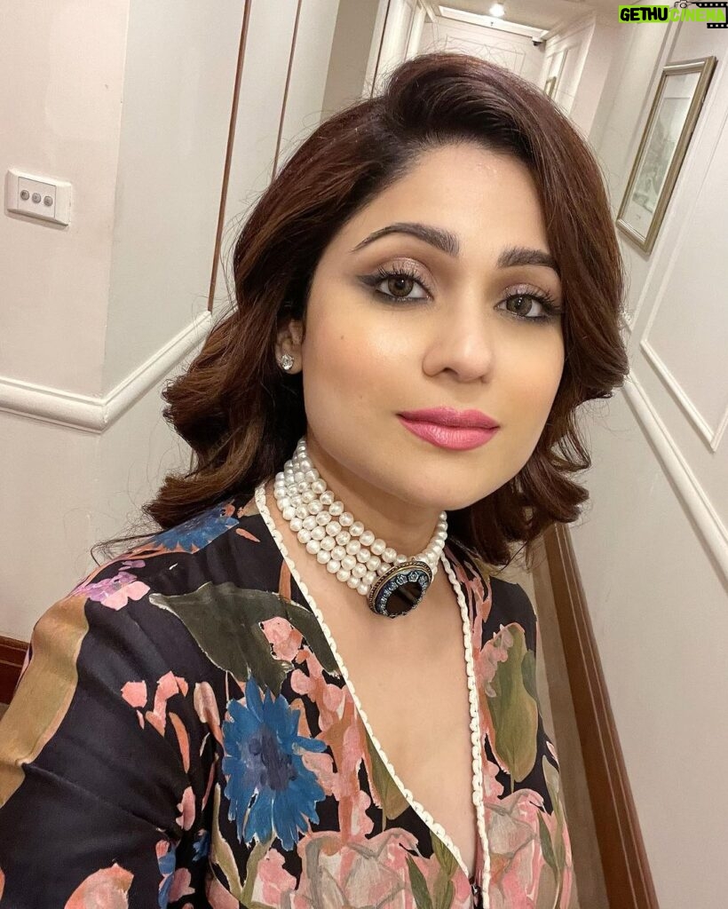 Shamita Shetty Instagram - ❤️🦋❤️ Outfit : @ridhimehraofficial @dipublicrelations Jewellery : @azotiique Hair : @farzana.kromakay @kromakaysalon