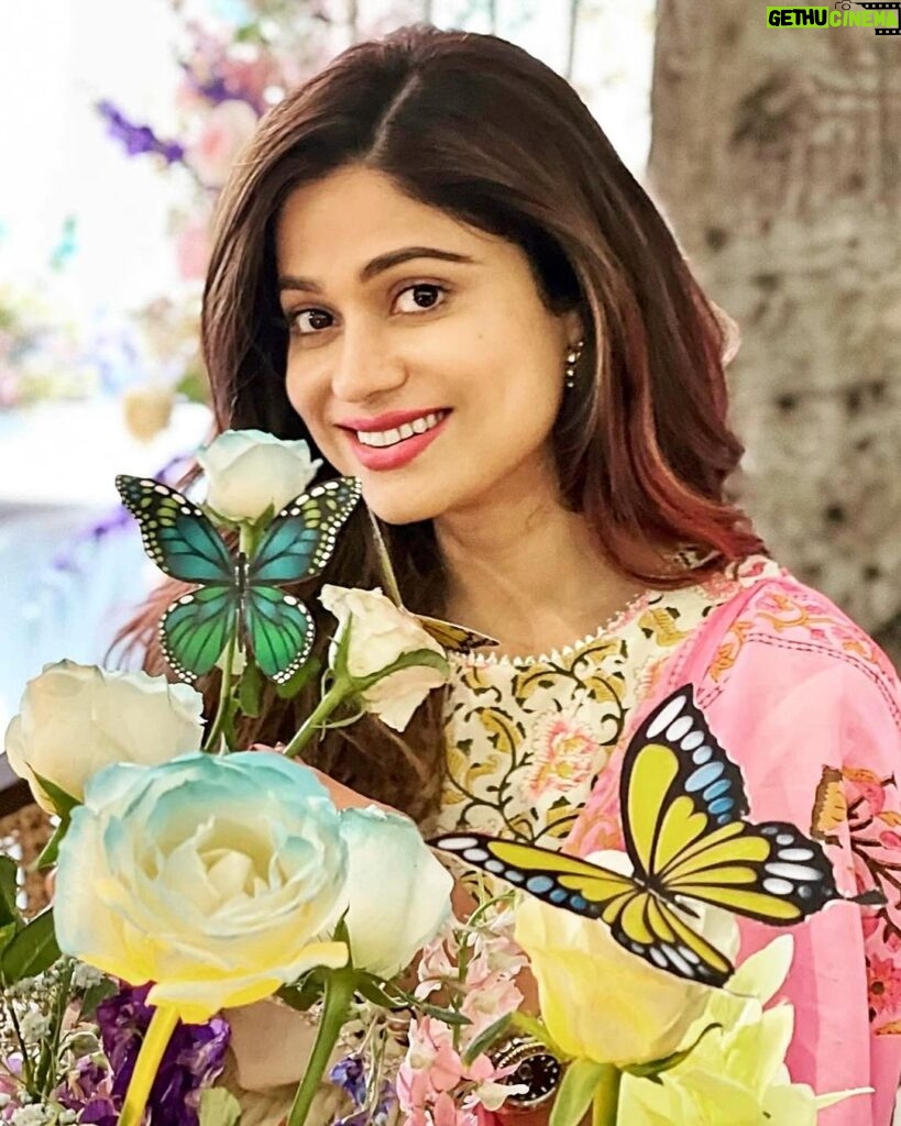 Shamita Shetty Instagram - She s a wildflower with a butterfly soul 🦋❤ #butterfly #love #gratitude #life