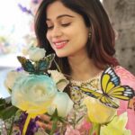 Shamita Shetty Instagram - She s a wildflower with a butterfly soul 🦋❤️ #butterfly #love #gratitude #life