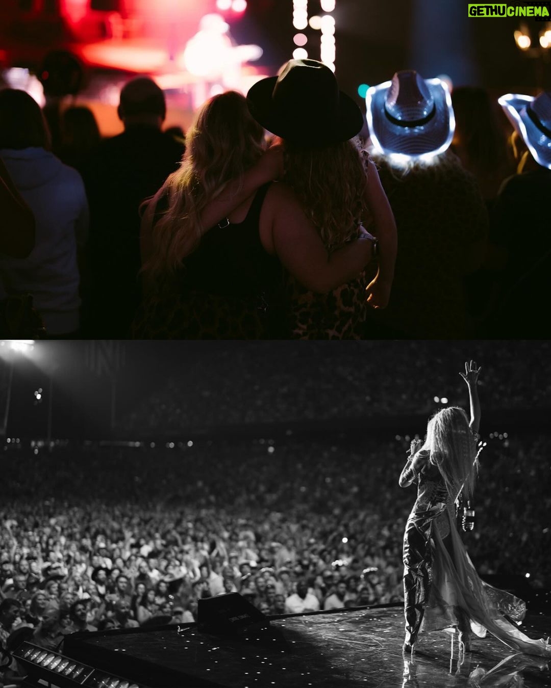 Shania Twain Instagram - I feel very fortunate and thankful that this is what my year looked like… Spending every night with my beautiful fans - best fans in the world 🫶