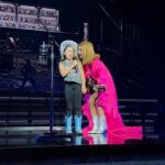 Shania Twain Instagram - You know I had to give a little extra drama with my outfit for the final US show of the #QueenOfMeTour - I love how much motion and dancing fabric is in these photos 💖 What a night in Fargo! 19,000 people scream singing along to every word, it felt super special. Now, we're in the final run of shows, ending tour in Canada felt only right... Winnipeg, see your beautiful faces tonight. Fargo, ND