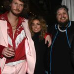 Shania Twain Instagram - #GRAMMYs week! 🌟 I spent Friday night with my talented friend - @jonbonjovi! Thanks @musicares for having me, it was a real honor to sing Bed of Roses, an absolute classic ❤️‍🔥 And I had fun hanging out with my boys @yunggravy @jellyroll615 @conangray at @republicrecords party! 📷 Getty (various)