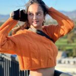 Shanvi Srivastava Instagram - Cotton candy skies….Dreamy eyes! 💕 . . . . . #shanvisri #shanvisrivastava #ladiaries #usa🇺🇸 #traveldiaries #love #life #orange #friday #vibes #instadaily