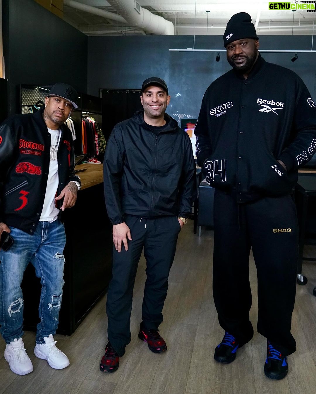 Shaquille O'Neal Instagram - @shaq and @theofficialai3 join @jlp on the latest episode of @sneakershopping LINK IN BIO for the full episode 🔗