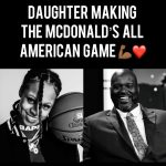 Shaquille O'Neal Instagram - CONGRATS! “I’m so proud of you” - @shaq brings his daughter @mearahoneal_ on TNT to celebrate her making the McDonalds All American game 🔥 We see you fam, SALUTE! 💪🏾❤️ #DearFathers Proud Black Fathers