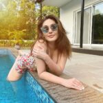 Shefali Jariwala Instagram - I am not the only the calm before the storm…I am both the calm and the storm ! #poolday #waterbaby #relax #reset #potd #weekendvibes #mykindaplace #love #offthegrid #instagood