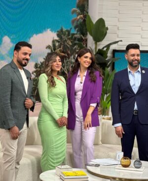 Shejoun Instagram - صباح الخير يا عرب ☀️

@mbcgrouppr
Stylist: @daylalstylist
Wardrobe: @harveynicholskuwait
Hair: @manalhairstylist 
Makeup: @makeup_maha_alghannam