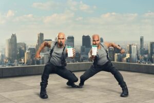 Shemar Moore Instagram - Stills from my most recent @paycomsoftware campaign shot by the talented @kremerjohnsonagain .. and a little BTS look of the fun 👊🏽💪🏽😜