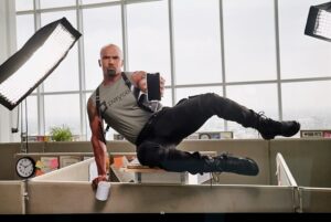 Shemar Moore Instagram - Stills from my most recent @paycomsoftware campaign shot by the talented @kremerjohnsonagain .. and a little BTS look of the fun 👊🏽💪🏽😜