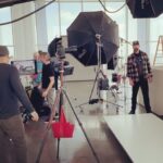 Shemar Moore Instagram - Stills from my most recent @paycomsoftware campaign shot by the talented @kremerjohnsonagain .. and a little BTS look of the fun 👊🏽💪🏽😜