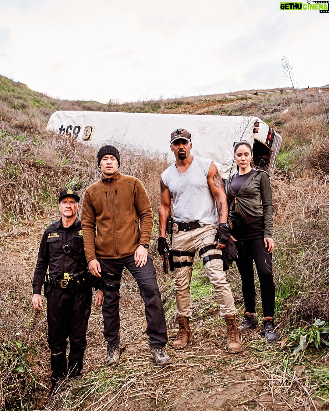 Shemar Moore Instagram - #SWAT gone WILD!!! Tune in for an ALL new @swatcbs this Friday and get ready for some WILD stunts and action 💥👊🏽💪🏽 . . 📸 @davinophotostudio