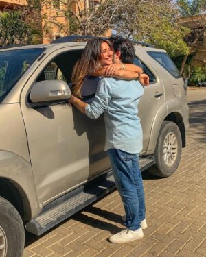 Sherif Ramzy Instagram - Happy Anniversary my one and only. 
@sheriframzy ♥️
I can’t realize how time has flown and 7 years have passed, I am so lucky to have you as my husband and this is my best day in my life. Thank you for being my savior through every up and down and for being the reason for my smile, thank you for all the love and special care. 🤗 I am so glad to spend the rest of my life with you. You are my best friend and my soulmate. I love you with all of my heart ♥️♥️