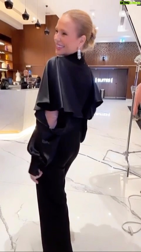 Sherine Reda Instagram - At the premiere of #تحت_تهديد_السلاح in Riyadh @muvi_cinemas Styled by the amazing 😍 @islam.mitwally Jewellery: @noorashamsijewellery Jewellery Curation: @ajourconsultancy Hair by @stylist_najwa