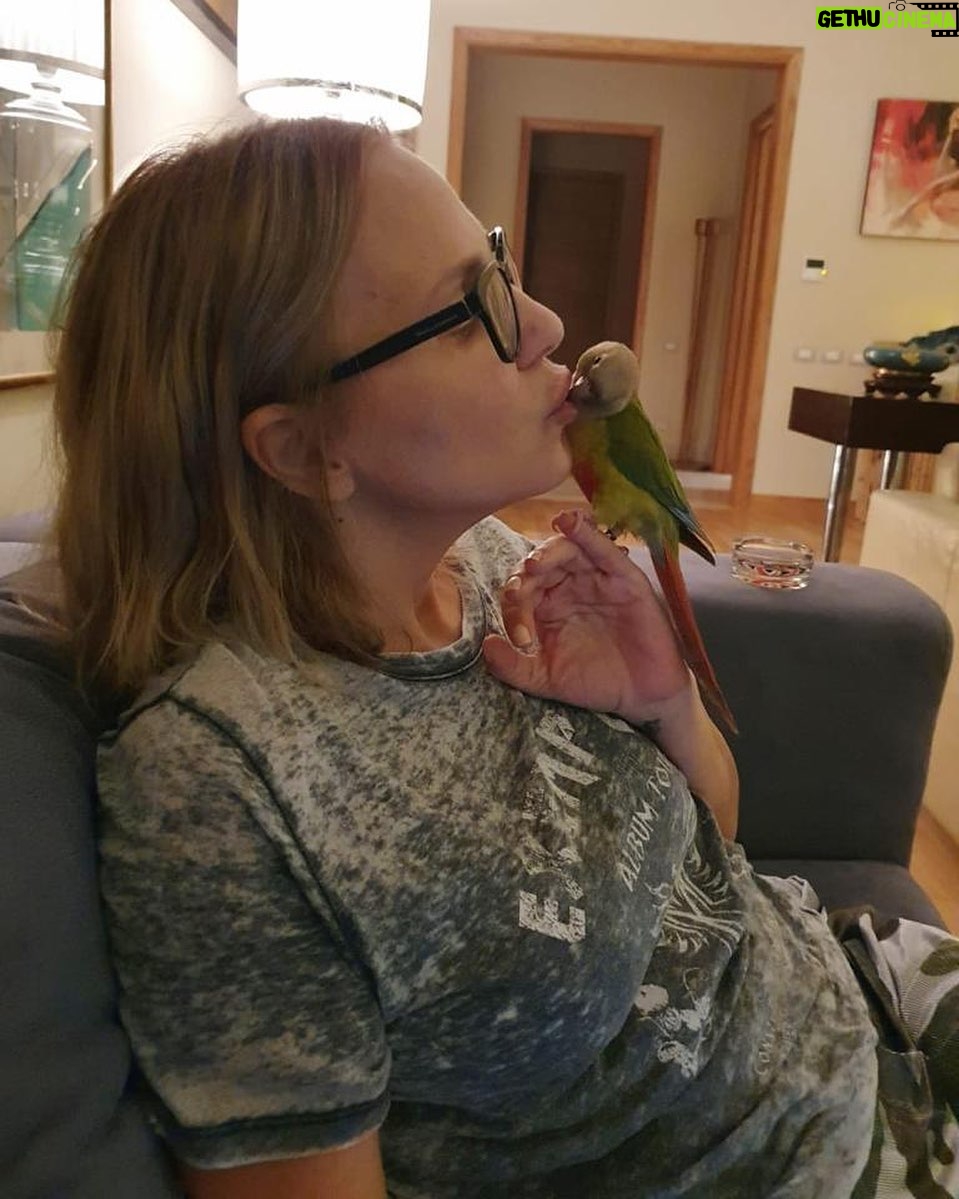 Sherine Reda Instagram - Cutness overload, am I right? 🥰🦜