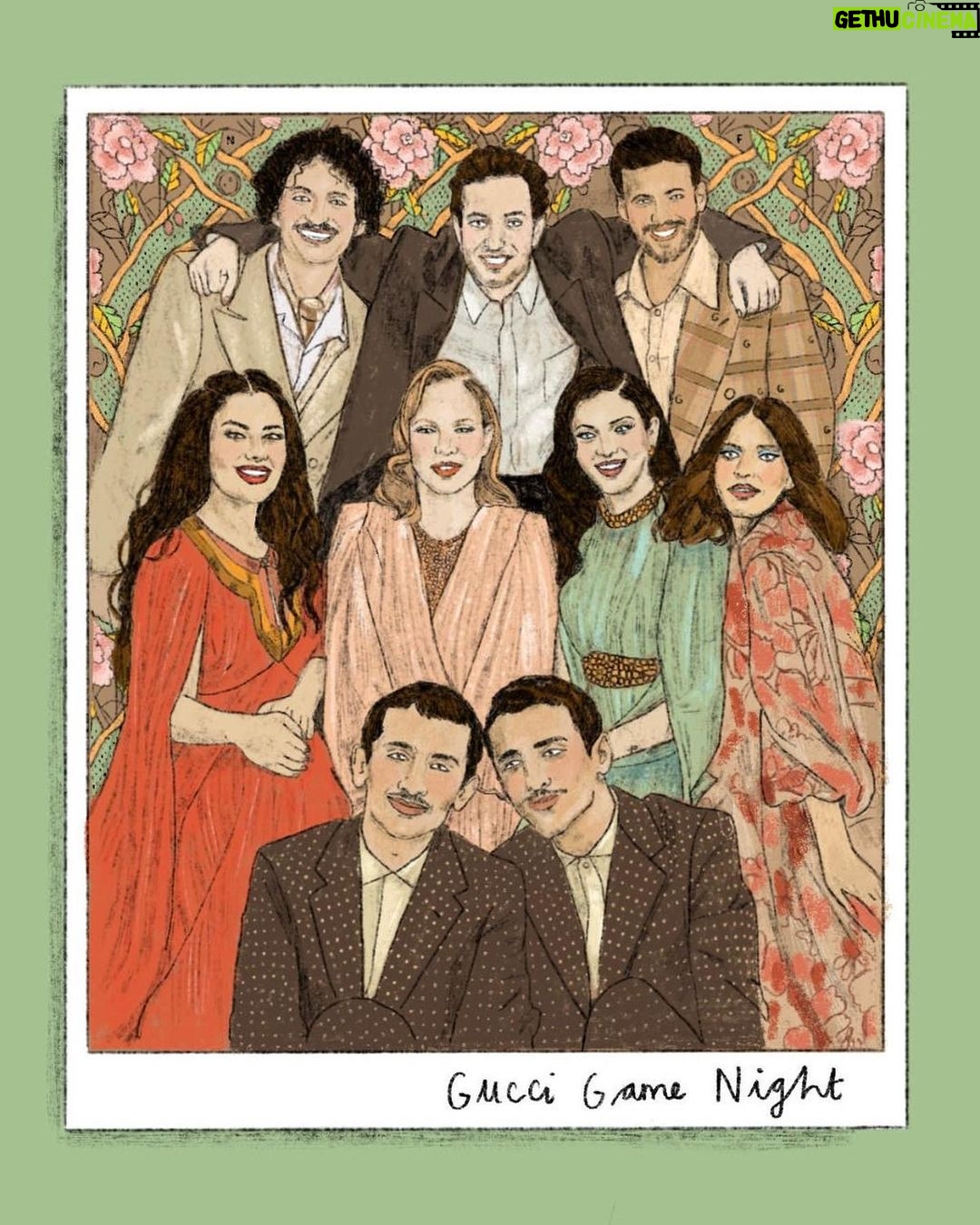 Sherine Reda Instagram - I had so much fun being part of the @gucci star -studded game in the celebration of Ramadan with these amazing stars.π«β¨ Stay tuned to see the episodes and some exclusive behind the scenes moments πΈ Produced by @mille_world Illustration by @nouriflayhan Photography by @prodantzoulis Written by @tamerhabibofficial Talent management @mad_solutions