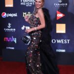 Sherine Reda Instagram - Head up, wings out 🧚🏼 From the Opening Ceremony of @elgounafilmfestivalofficial 2020. Styled by: @maissaazab and @sahar.azab Dress: @ramikadi Maison de Couture Bag: @aliel_official Jewelry: @sha.jewelry MUA: @mayar.fouly Hair: @ahmed_mounir #GFF #GFF20