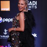 Sherine Reda Instagram - Head up, wings out 🧚🏼 From the Opening Ceremony of @elgounafilmfestivalofficial 2020. Styled by: @maissaazab and @sahar.azab Dress: @ramikadi Maison de Couture Bag: @aliel_official Jewelry: @sha.jewelry MUA: @mayar.fouly Hair: @ahmed_mounir #GFF #GFF20