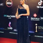 Sherine Reda Instagram - So happy to be part of the 41st Cairo International Film Festival serving as a Jury member for “Best Arab Film Competition”. And super excited to watch 17 films that made it to this year’s selection from all over the Arab world 👏🏻. . Styled by: @maissaazab @sahar.m.azab X @cairofilms Dress: @malakelezzawy Jewellery: @sha.jewelry MUA: @dina.dimitry Hair: @ahmed__mounir #ShereenReda #CIFF41 Cairo Opera House