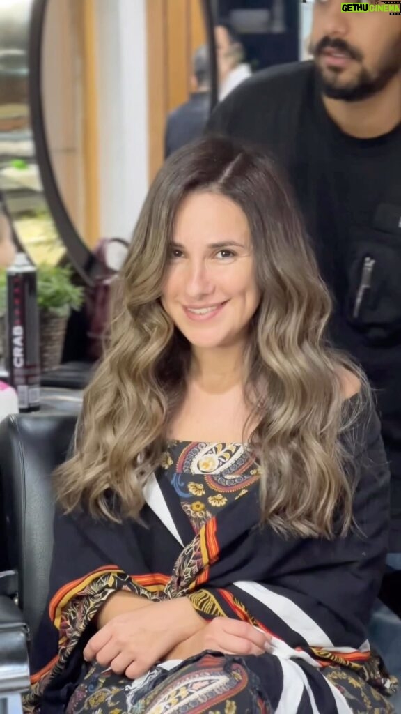 Sherry Adel Instagram - The beauty ❤️🥰 #newcolor #sheryadel @shery_adel_official #gioushy #haircolor #haircare #hairstyle #coloring #hairtrends