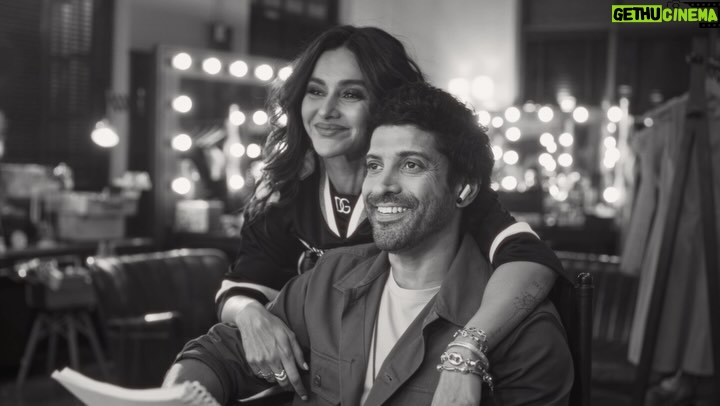 Shibani Dandekar Instagram - It’s official: Farhan and I are set to light up the screen together! Get ready for electrifying moments. #Watchout #comingsoon #nucodeofcool
