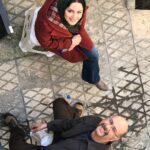 Shila Khodadad Instagram - دوست و همکار عزیزم محمد بحرانی ومن سر صحنه گلشیفته عکس:علی صلاحی