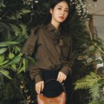 Shin Ye-eun Instagram - 가을이다🍂🌳 @prada #PradaArque #PradaFW23 #ad