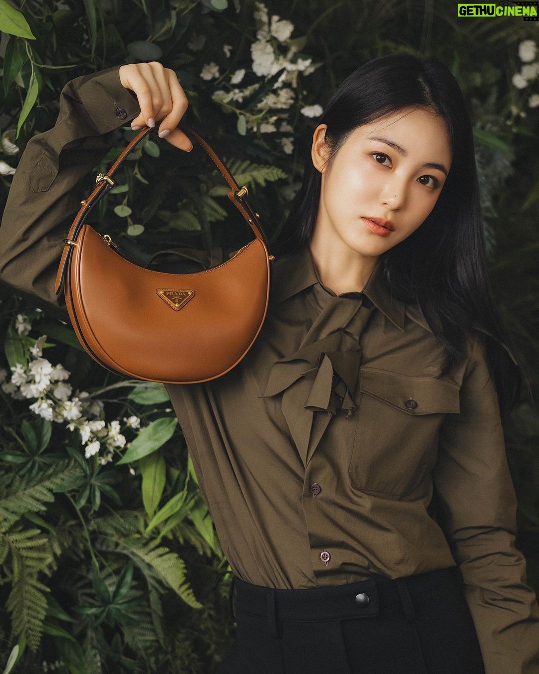 Shin Ye-eun Instagram - 가을이다🍂🌳 @prada #PradaArque #PradaFW23 #ad