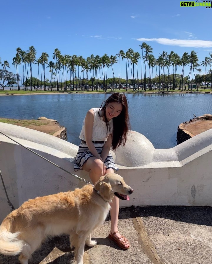 Shin Ye-eun Instagram - 귀여운게 많아🥿👡 그리고🐶 Waikiki, Hawaii