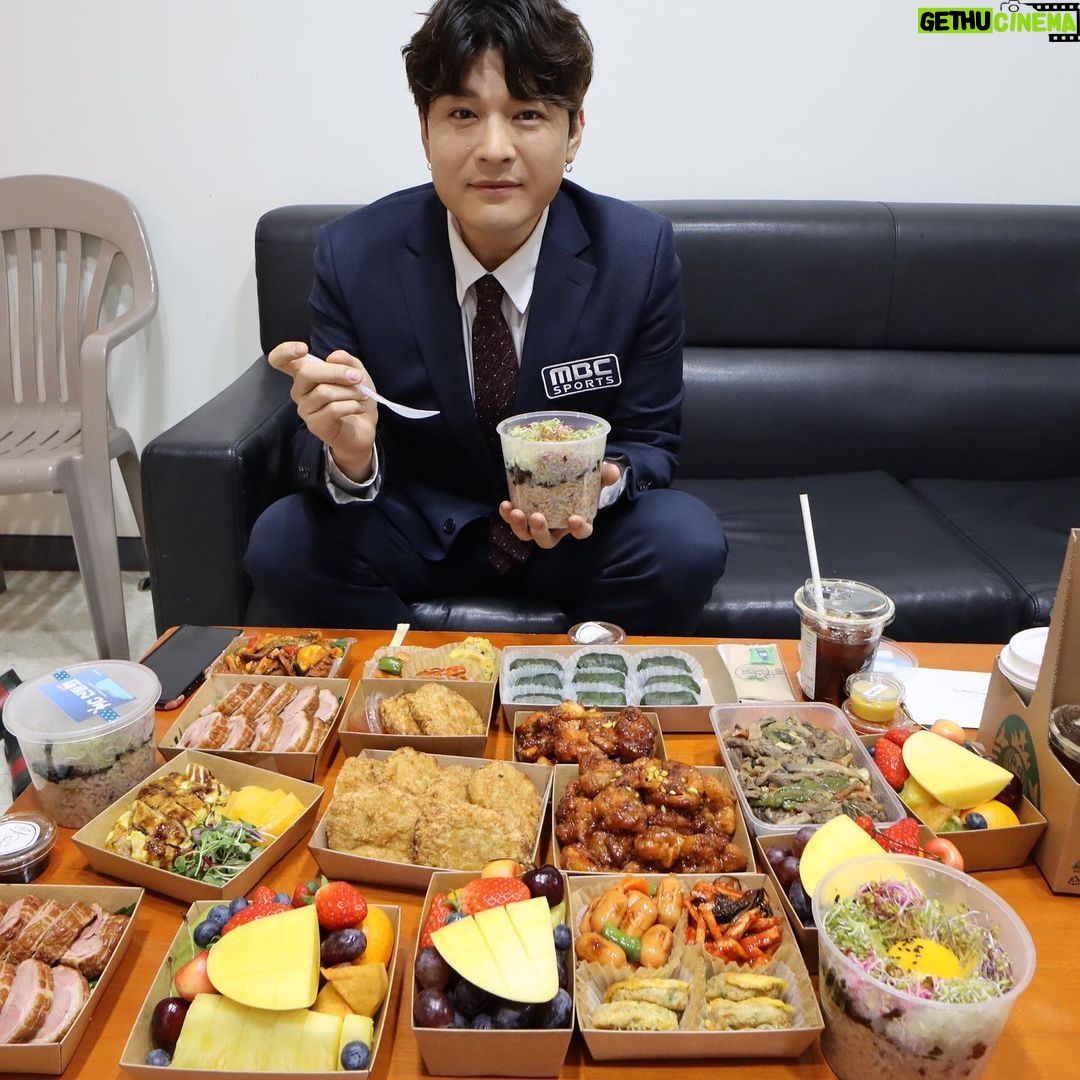 Shindong Instagram - #잘먹었습니다 #감사합니다 #아육대 #MC #e스포츠