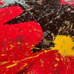 Shingo Katori Instagram – 『SINGIN’IN THE RAIN』
傘を描いた上に
雨をバシャ〜ってやろうと
床に置いたキャンバスをダンボールで囲んで
おもいっきり一発勝負
気持ち良くバシャ〜って
とってもイイ感じにバシャ〜って
イイ感じすぎて
靴にもバシャ〜って
#jantje_ontembaar の新作の絵です。
靴は個展に展示しています。 #WhoAmITour
#ヤンチェオンテンバール #J_O