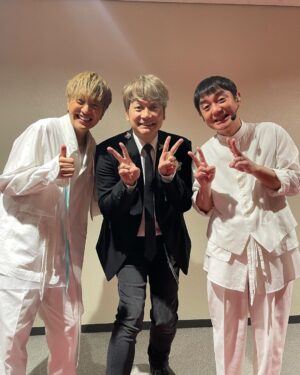 Shingo Katori Instagram - #ベストヒット歌謡祭 
楽しかった
感謝
#BETTING
#SNGdancers
#ゆず
#タッタ
#香取慎吾