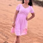 Shiva Jyothi Instagram - A Good Life Need Some Bad Days Too❤️ #chiralabeach ❤️ . . . . . . #newpost #instagram #jyothakka #shivajyothi #chiralabeach #beachvibes