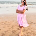 Shiva Jyothi Instagram - A Good Life Need Some Bad Days Too❤️ #chiralabeach ❤️ . . . . . . #newpost #instagram #jyothakka #shivajyothi #chiralabeach #beachvibes