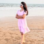 Shiva Jyothi Instagram - A Good Life Need Some Bad Days Too❤️ #chiralabeach ❤️ . . . . . . #newpost #instagram #jyothakka #shivajyothi #chiralabeach #beachvibes