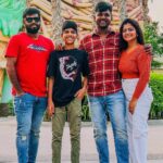 Shiva Jyothi Instagram - #dubai🇦🇪 #motiongatedubai #day1 . . . . #newpost #instagram #instagood #dubai #travelphotography #traveldairies #explore #husbendandwife #family #shivajyothi #jyothakka Motiongate - Dubai Parks & Resorts