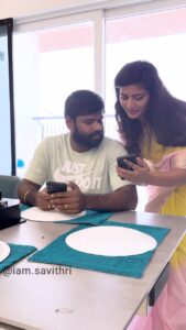 Shiva Jyothi Instagram - Husbands రోగం ఇట్ల తిప్పాలే… . . #husbandandwife #couple #comedy #funny #shivajyothi
