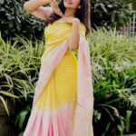 Shiva Jyothi Instagram – “The best protection any woman 
can have… is courage.” 💪
.
.
.
.
.
Saree & blouse : @kvs_shopping ❤️

Pc @ganguly_manthri ❤️

Edit @thehashtag_photography ❤️

#newpost #insatgram #instagood #saree #pics #jyothakka #shivajyothi
