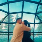 Shivaleeka Oberoi Instagram – Tu hi din, tu hi meri raat 🌙☀️💛
#HappyValentinesDay from mine to yours! 🥰

Not sorry for secretly recording this @abhishekpathakk 💋 Kakslauttanen