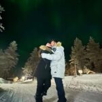 Shivaleeka Oberoi Instagram – The lights came out as we turned ONE! ❤️♾️ Lapland, Arctic Circle
