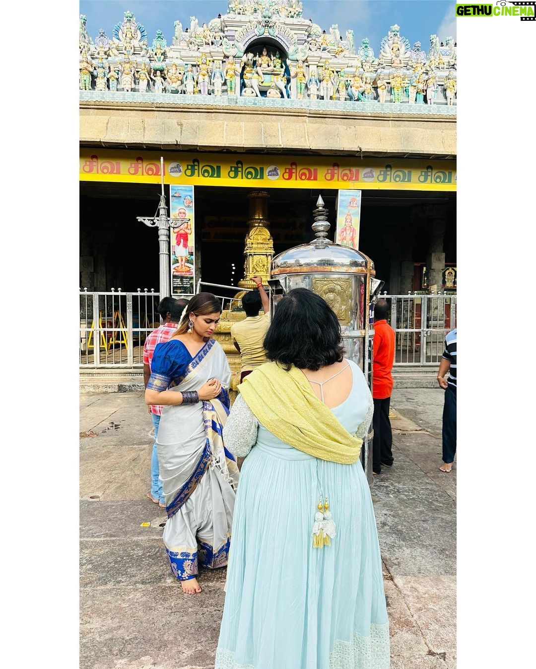 Shivani Narayanan Instagram - Om Nama Shivaya 🙏 #thiruvannamalai Thiruvannamalai.